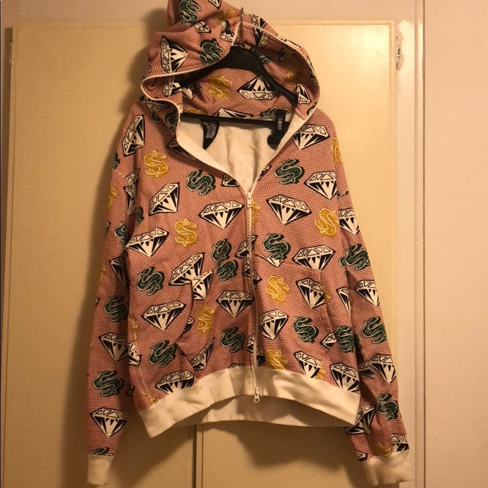 Billionaire boys club hooded zip up